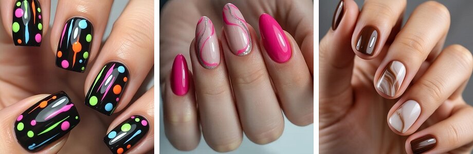 Abstract manicure